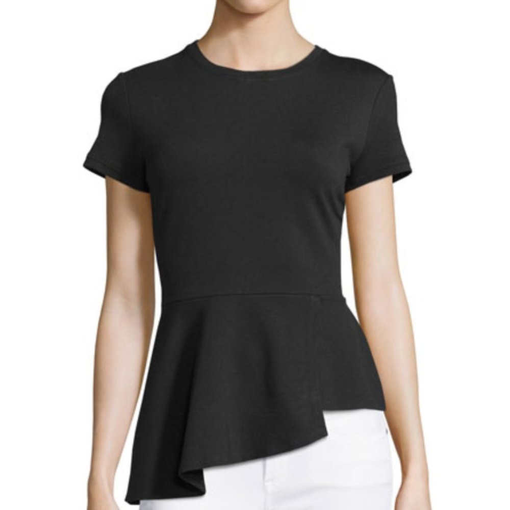 BCBGMAXAZRIA Harlee peplum top